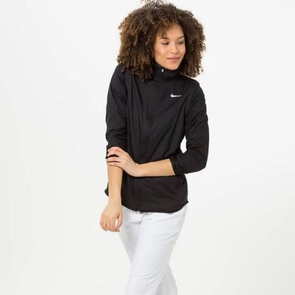 Nike Golf Flight Convertible Jacket Sz S Black Vest Active Athletic Travel - Picture 1 of 13
